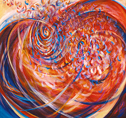 Copfer heart painting Copfer heart painting